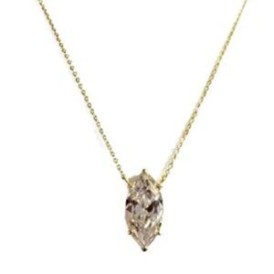 Melinda Maria Grand Marquis Cut Diamondette Pendant NWT